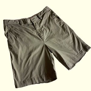 Men's 34 Hathaway Khaki Shorts Cotton Tencel Blend